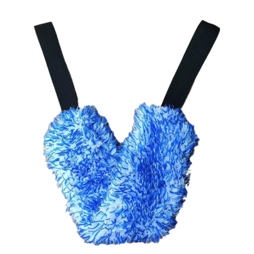 2Pcs Car Wheel Cleaning Brush Set, Scratchâ Microfiber Wheel Cleaner For Rims And Fenders, Flexible Bendable Design, Blue 9351714543187