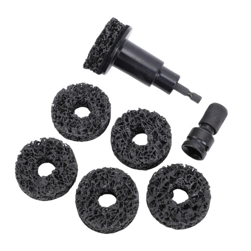 Wheel Hub Resurfacing Kit for Drill and Wrench, Efficient Surface Restoration and Rust Removal