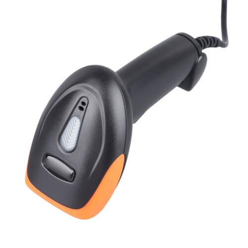 1D/2D Barcode Scanner - Wired USB, Plastic, Black 2