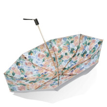 Compact Windproof Travel Umbrella with Waterproof Titanium Canopy and UV Sun Protection