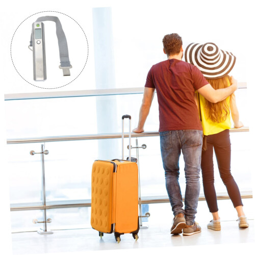 Digital Luggage Scale with Easy‑Read LCD Display, Ergonomic Handle, Compact Travel Suitcase Weighing Scale 1