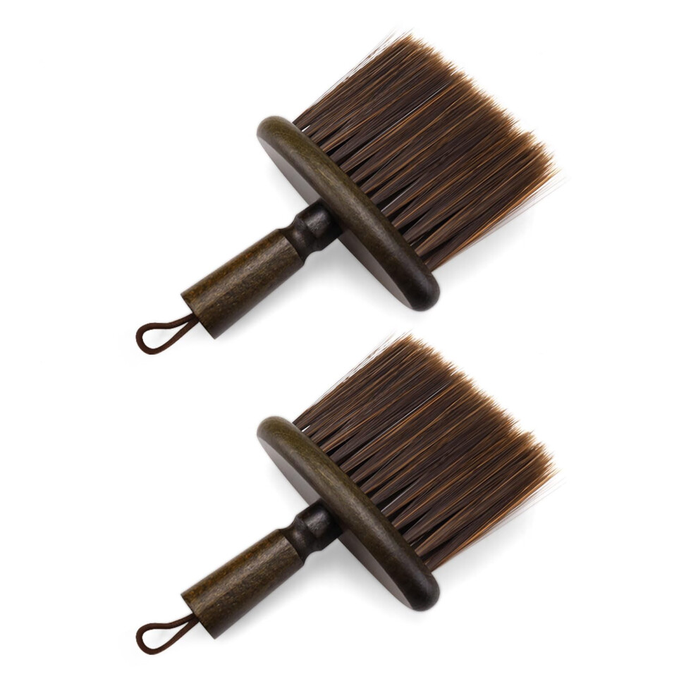 2 Pack Car Detailing Brush Set With Soft Scratchâ Bristles And Wooden Grip For Dashboard And Air Vents 9351714543309