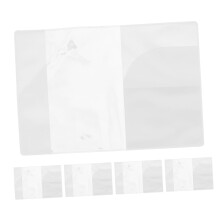 5pcs Clear Waterproof Passport Holder Cover Set for Travel with MultiDocument Organizer