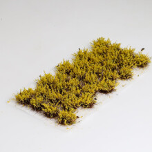 32Piece 8mm Withered Yellow Miniature Grass Flowers for Model Train Scenery and Wargaming Dioramas