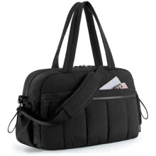 Travel Duffel Bag for Women Waterproof Weekender with Wet Pocket Large Capacity Lightweight Carry On