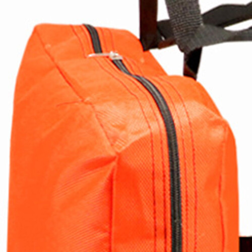 Foldable Travel Luggage Organizer with Adjustable Straps MultiPocket Storage, Orange 2