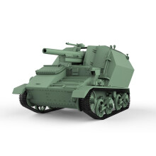 German Panzer VI 1/120 Scale Detail Resin Model Kit, Unassembled WWII SelfPropelled Gun for Diorama Display