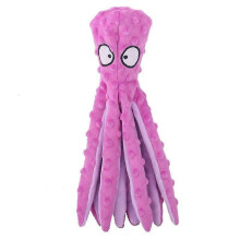(Purple) Whiskerspot Octopus Dog Toy, Eco-Friend Octopus Plush, No Stuffing Dog Toys 2025