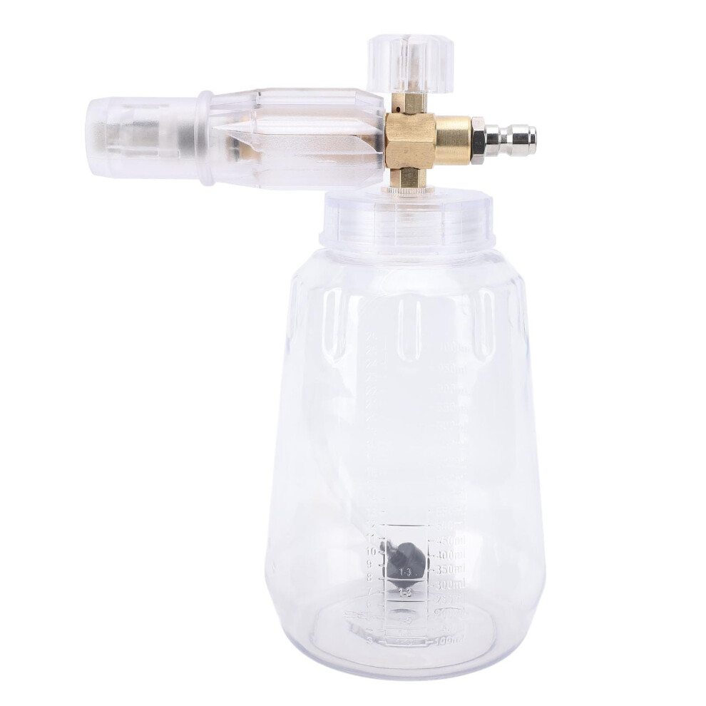 Car Wash Foam Sprayer 1L Transparent Bottle With Adjustable Foam Control And 360 Spray Rotation For Car Cleaning 9351714543507