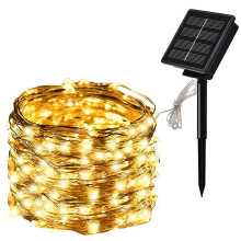 (Warm White) Outdoor Waterproof Solar Led Light Outdoor Garland Solar Power Lamp Garden