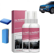 (2pcs) Car Dashboard Polishing Care Wax Spray, Car Dashboard Cleaner