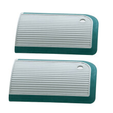Glass Window Wiper 2 Pack with EasyGrip Handle for Streak Shower Doors and Mirrors