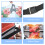 Floral Luggage Cover for 1822 Inch Suitcase, Stretchable Suitcase Protector with Full Coverage and Easy Handle Access 5