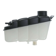 Coolant Overflow Tank for Mercedes Benz W220 C215 W463, Front Mounted Plastic Radiator Expansion Reservoir Replacement Without Cap