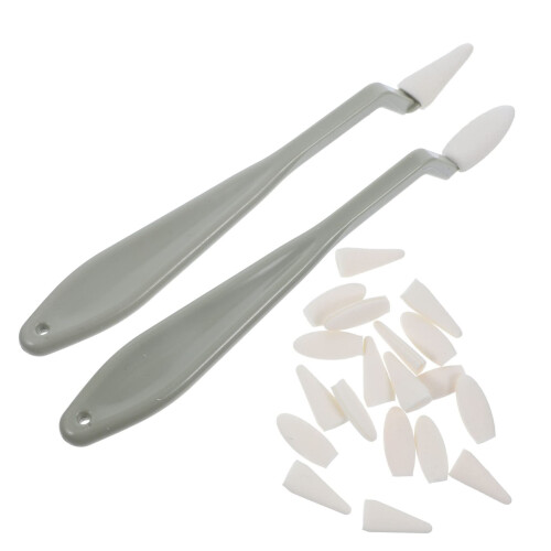 Blending Tools Set with Replaceable Sponge Pads for Sketching and Drawing, Ergonomic Grip Stumps and Erasers