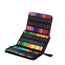 Dual Tip Brush Markers Set 120 Colors for Adult Coloring Books and Calligraphy, WaterBased Ink