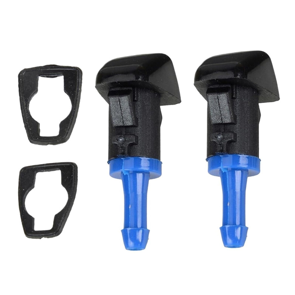 Windshield Washer Nozzles For Jeep Compass 20082017, Abs Plastic Jets, Precision Spray Coverage 9351714543682