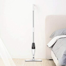 360 Rotating Spray Mop with Carbon Fiber Flat Head and Adjustable Handle for Fast Drying Floor Cleaning