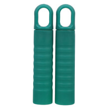 2pcs Durable Broom Handle Replacement with Ergonomic Non‑Slip Grip and Hanging Hole for Home Cleaning Green