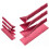 (Black S L) Polygons Flat 3-in-1 Measuring Spoons - 2 Spoons with 6 Different Sizes 1