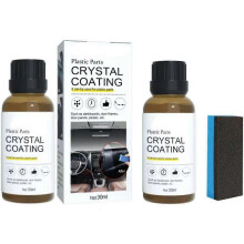 (2pcs) Plastic Parts Crystalline Coating Plastic Parts Crystal Coating For Car Plastic