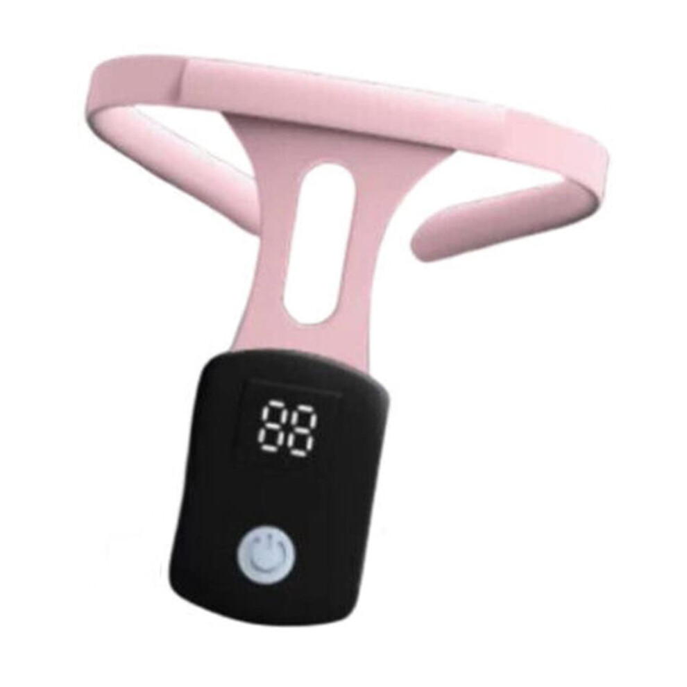 Pink Vibrating Smart Posture Corrector With Smart Vibration Reminder, Usb Rechargeable Strapless Trainer For Back Alignment
