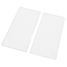 2-Pack Craft Cutting Plates Clear PE for Die Cut Machines 16x8cm Durable