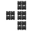16Pcs Car Coil Spring Heavy Duty Rubber Front Lift Spacers 5