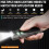 (black) 6-in-1 Flashlight with White&Green Light and Side Light,Working Flashlight 3