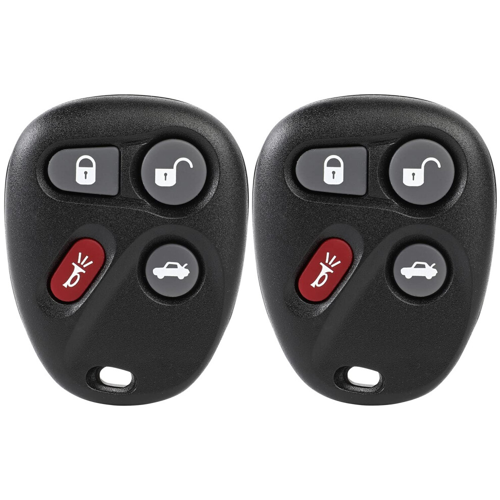 Keyless Entry Remote Car Key Fob Replacement For Pontiac Grand Am 2002Â2005 And Cadillac Deville 2001Â2005 2ÂPack 9073542065807