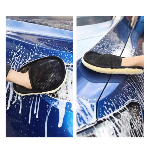 Soft Microfiber Car Wash Mitt for Scratch Cleaning, Lint Finish,  Absorption, Regular Size 1