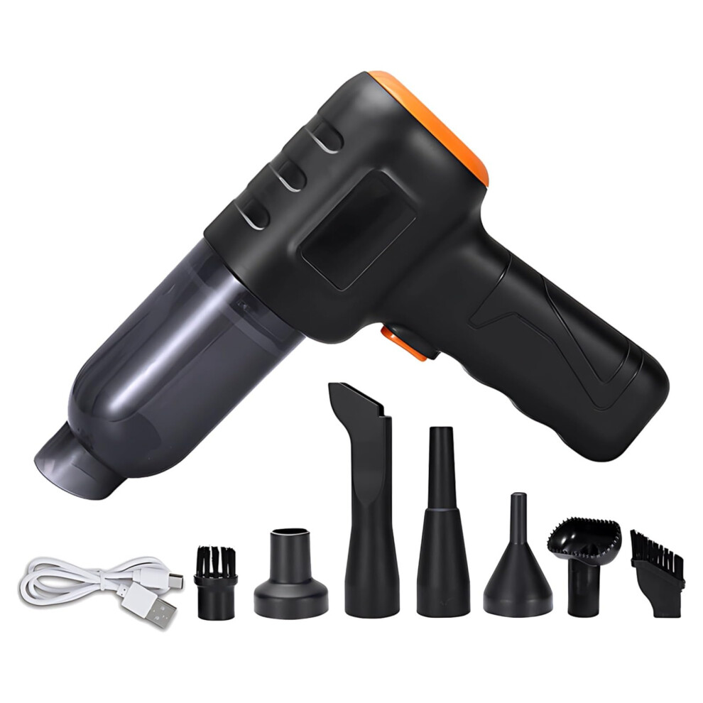 3In1 Suction Cordless Car Vacuum Cleaner 200W 16000Pa Handheld Blower And Inflator For Home 9330225396116