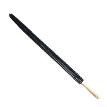 Radiator Cleaning Brush with Long Wooden Handle, Bendable Nylon Bristles for MultiSurface Dusting