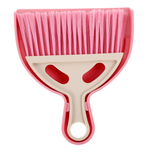 Mini Dustpan and Brush Set for Desktop Cleaning, Small Handheld Broom with Easy Nesting Storage