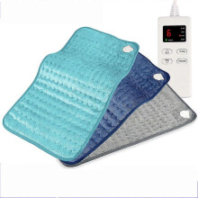 (30*60CM, blue) Electric Heating Pad With 9 Heating Timed Physi Apy Blanket (european Regulations)