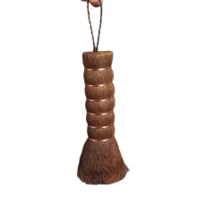Natural Palm Dish Brush with Plant Fiber Bristles for Powerful Residue Removal and Eco Friendly Pot Scrubber