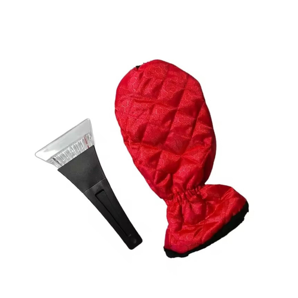 Car Ice Scraper With Warm Gloves For Fast Windshield Snow Removal And Effective Winter Defrosting 9330225396635