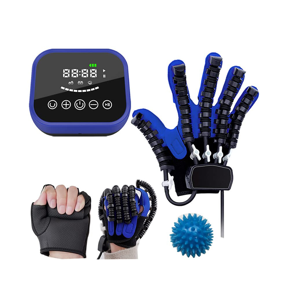 Robotic Hand Rehabilitation Glove with Adjustable Assistance for Stroke Recovery and Finger Therapy