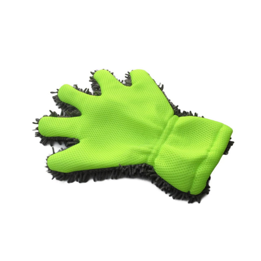 Chenille Microfiber Car Wash Mitt For Scratch Cleaning With Waterproof Lining For Cars Trucks And Boats 9330225396666
