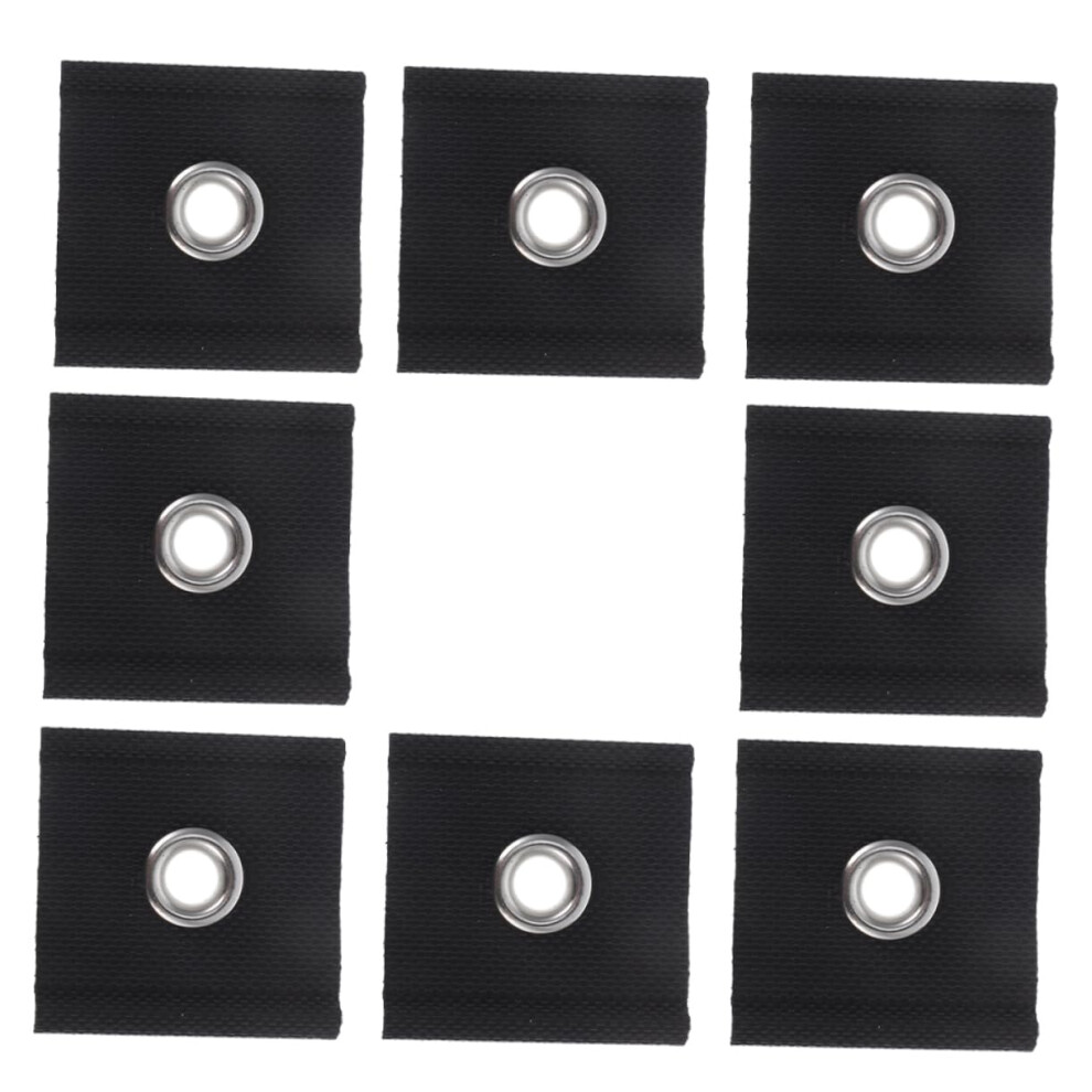 8Pcs Heavy Duty Rv Awning Hooks Pvc Coated Fasteners For Secure Attachment And Easy Installation Black 9351714544788