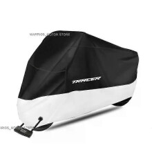 (XL for 190cm, Silver) YAMAHA TRACER 900GT 700 900 Tracer700gt 2021 Motorcycle Cover - Waterproof UV Protection Dustproof Snowproof Bike Cover