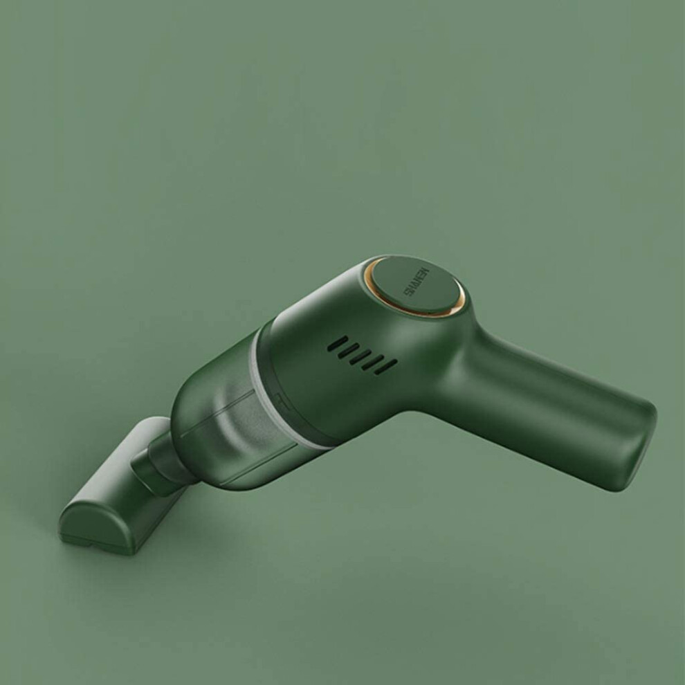 Car Vacuum Cleaner 8000Pa Powerful Suction Cordless Handheld Rechargeable For Home And Car Green 9073542066408