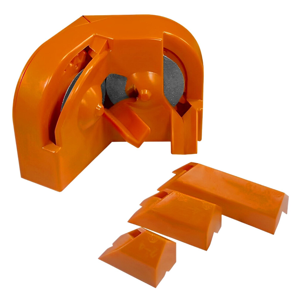Electric Drill Bit Sharpener With Durable Grinding Wheel, Fast Sharpening For Hss And Carbide, Orange 9330225396765