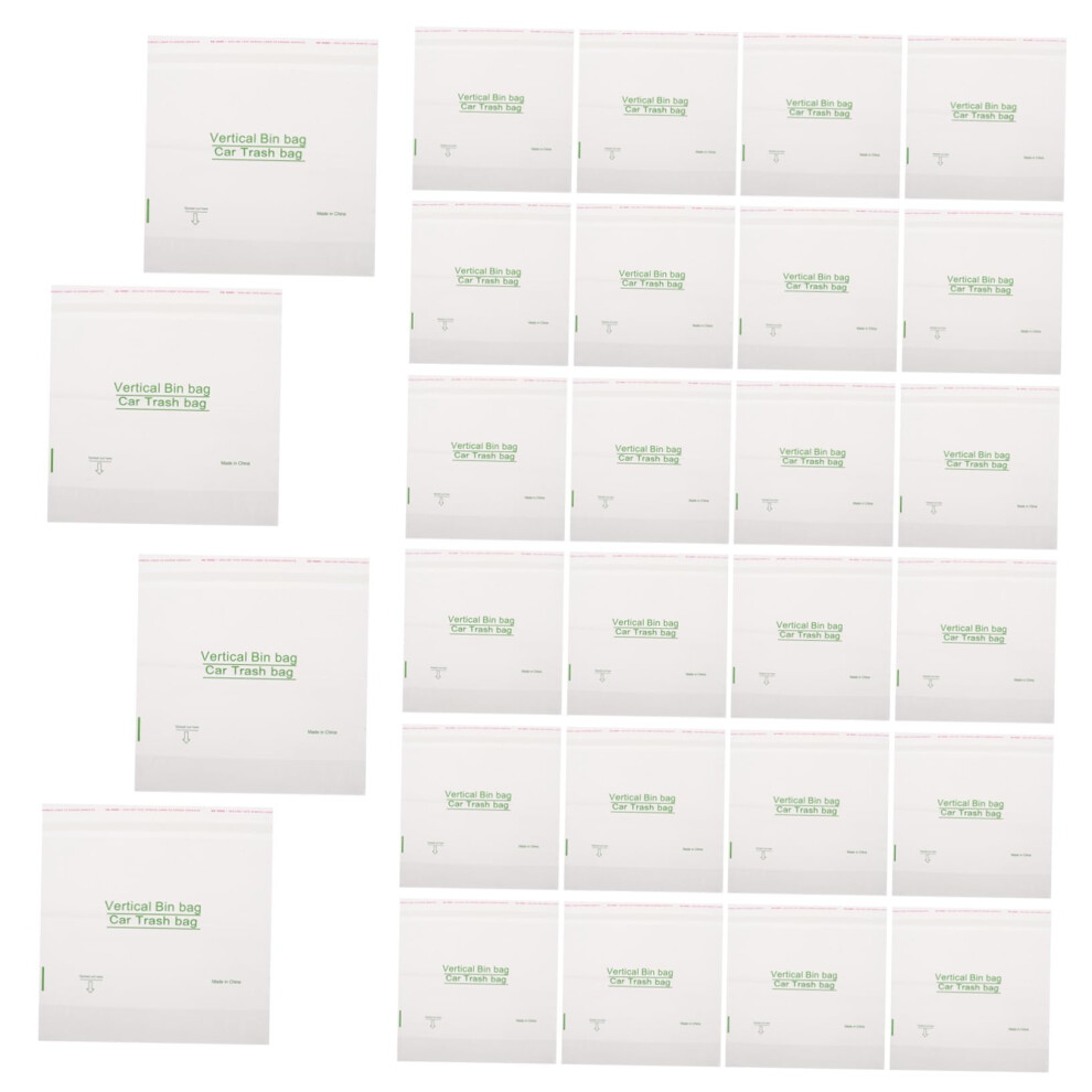 40Pcs Self Adhesive Disposable Car Trash Bags Leak Resistant Mini Garbage Pouch For Travel 9073542066507