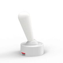 (White) Rechargeable Toggle Switch Night Light Multi-Purpose Room Bedside Lamp Novelty Birthday Gift[PB]