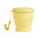 Space Saving Foldable Bottle 260ML Suitable For Outdoor-yellow 1