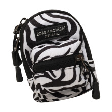 Portable Wallets Women Shoulder Bag Mini Coin-zebras print