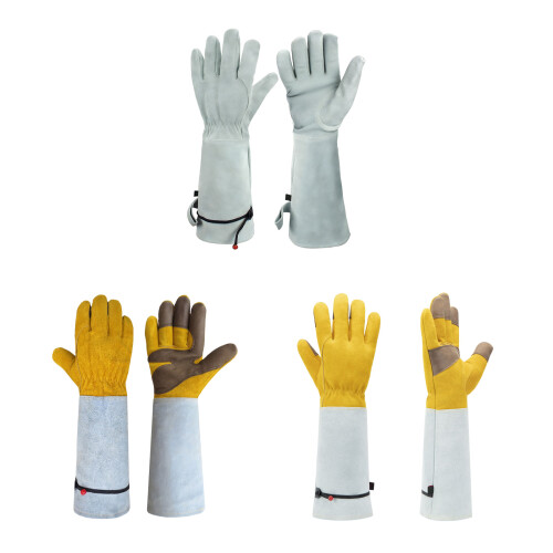 Robuste, dornensichere Lederhandschuhe mit verlängerter-Stil1 1