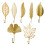 Artistic Iron Wall Hook Space Saving Nordic Leaf Pattern Plant 1