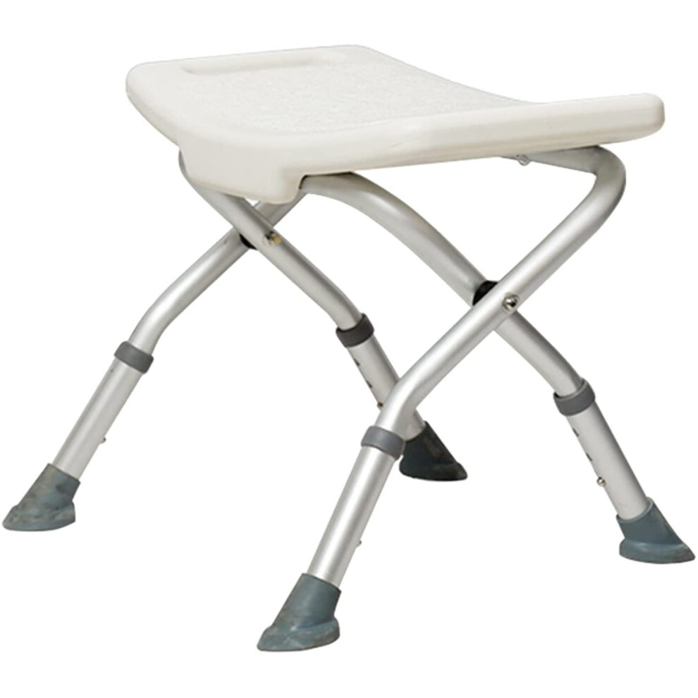 Foldable Adjustable Shower Chair with Handles NonSlip Bath Seat for Elderly and Disabled